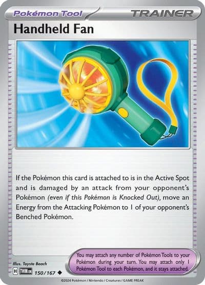 Handheld Fan SV06: Twilight Masquerade Pokemon card
