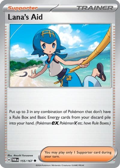 Lana's Aid SV06: Twilight Masquerade Pokemon card