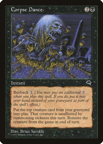 Corpse Dance Tempest Magic card