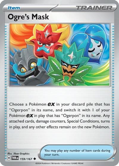 Ogre's Mask SV06: Twilight Masquerade Pokemon card