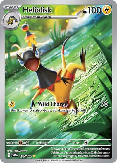 Heliolisk SV06: Twilight Masquerade Pokemon card