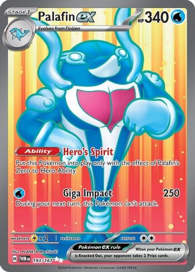 Palafin ex SV06: Twilight Masquerade Pokemon card