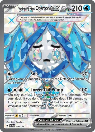 Wellspring Mask Ogerpon ex SV06: Twilight Masquerade Pokemon card