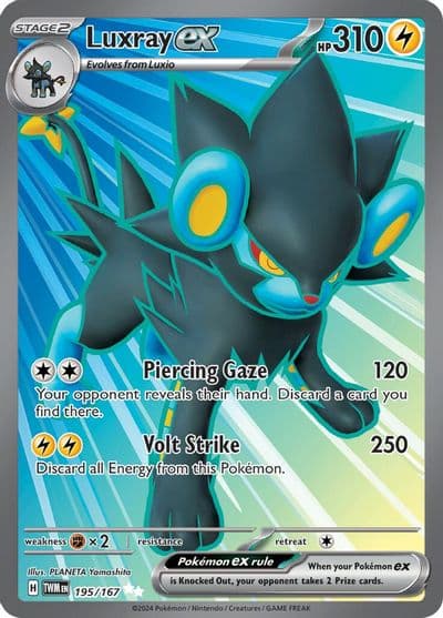Luxray ex SV06: Twilight Masquerade Pokemon card