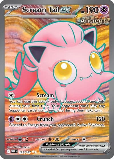 Scream Tail ex SV06: Twilight Masquerade Pokemon card