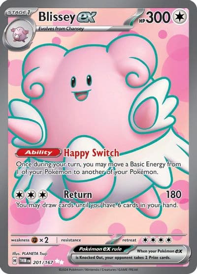Blissey ex SV06: Twilight Masquerade Pokemon card