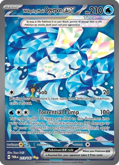 Wellspring Mask Ogerpon ex SV06: Twilight Masquerade Pokemon card
