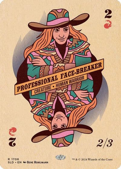Professional Face Breaker Secret Lair Drop Series Magic card