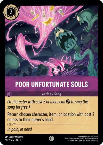 Poor Unfortunate Souls Ursula's Return Lorcana card