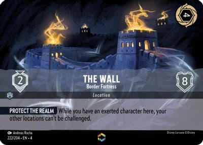 The Wall Border Fortress Enchanted Ursula's Return Lorcana card