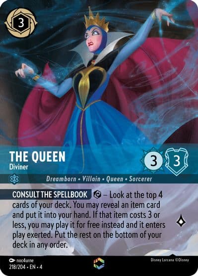 The Queen Diviner Enchanted Ursula's Return Lorcana card