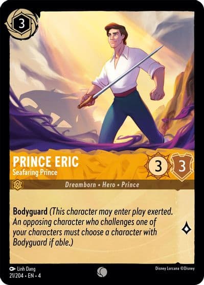 Prince Eric Seafaring Prince Ursula's Return Lorcana card
