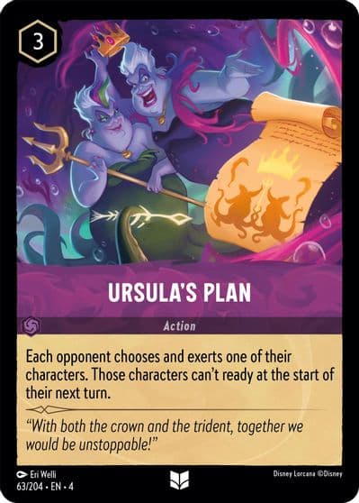 Ursulas Plan Ursula's Return Lorcana card