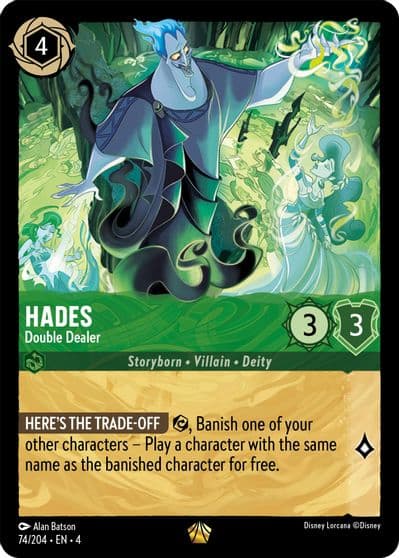 Hades Double Dealer Ursula's Return Lorcana card