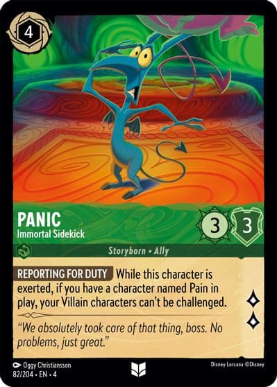 Panic Immortal Sidekick Ursula's Return Lorcana card