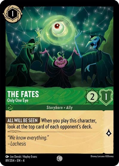 The Fates Only One Eye Ursula's Return Lorcana card