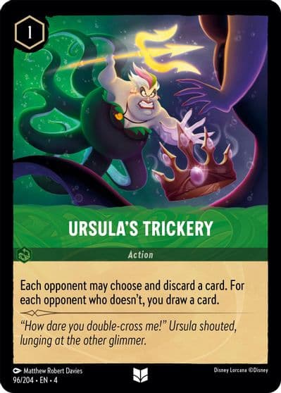 Ursulas Trickery Ursula's Return Lorcana card