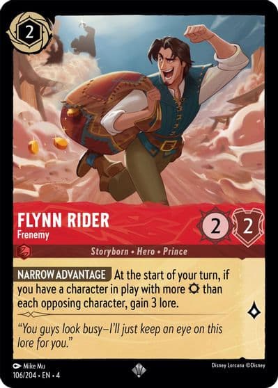 Flynn Rider Frenemy Ursula's Return Lorcana card
