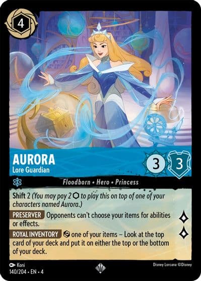 Aurora Lore Guardian Ursula's Return Lorcana card