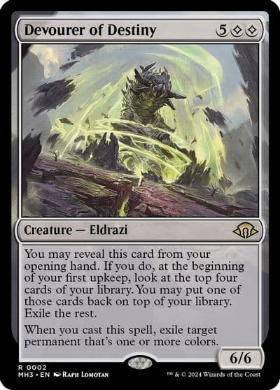 Devourer of Destiny Modern Horizons 3 Magic card