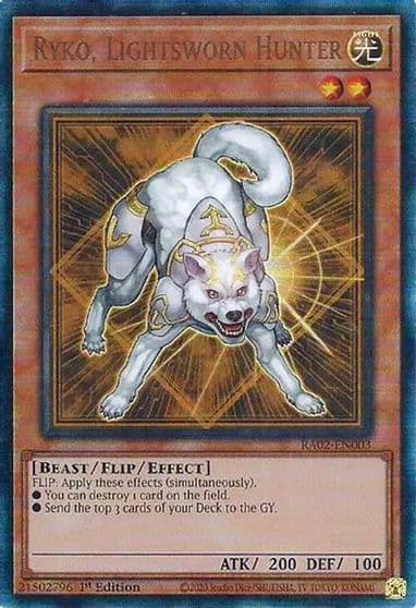 Ryko Lightsworn Hunter PUR 25th Anniversary Rarity Collection II Yu-Gi-Oh! card