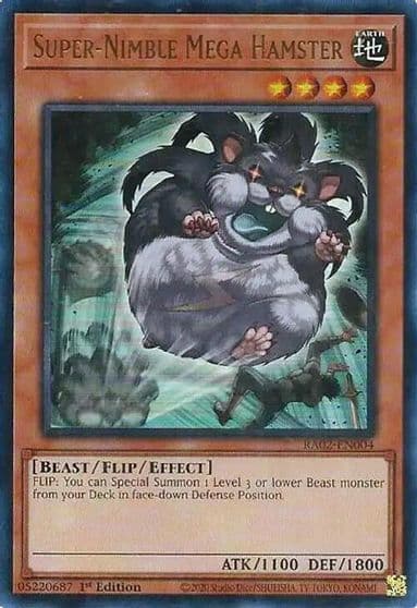 Super Nimble Mega Hamster UR 25th Anniversary Rarity Collection II Yu-Gi-Oh! card
