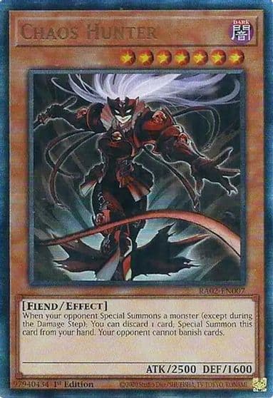 Chaos Hunter PUR 25th Anniversary Rarity Collection II Yu-Gi-Oh! card