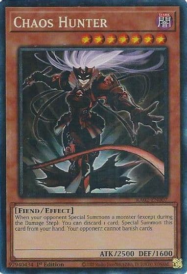 Chaos Hunter PCR 25th Anniversary Rarity Collection II Yu-Gi-Oh! card