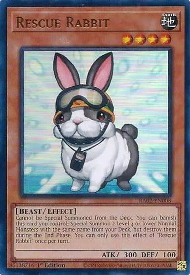 Rescue Rabbit UR 25th Anniversary Rarity Collection II Yu-Gi-Oh! card
