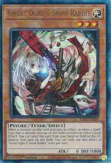 Ghost Ogre and Snow Rabbit Alternate Art PUR 25th Anniversary Rarity Collection II Yu-Gi-Oh! card