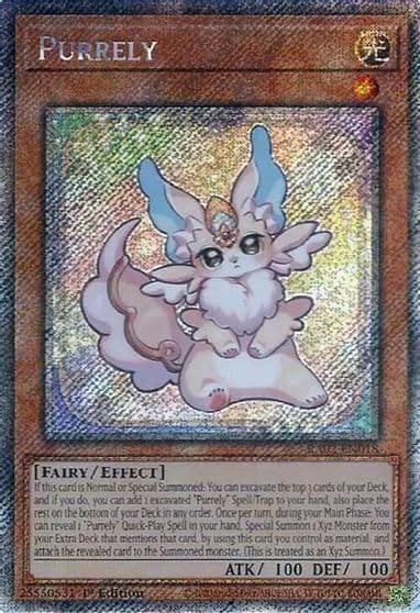 Purrely Platinum Secret Rare 25th Anniversary Rarity Collection II Yu-Gi-Oh! card