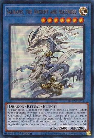 Sauravis the Ancient and Ascended UR 25th Anniversary Rarity Collection II Yu-Gi-Oh! card