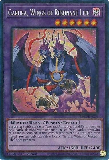 Garura Wings of Resonant Life PCR 25th Anniversary Rarity Collection II Yu-Gi-Oh! card