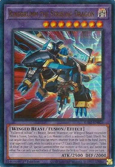 Rindbrumm the Striking Dragon UR 25th Anniversary Rarity Collection II Yu-Gi-Oh! card