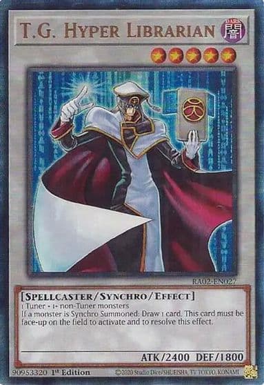 TG Hyper Librarian PUR 25th Anniversary Rarity Collection II Yu-Gi-Oh! card