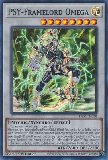 PSY Framelord Omega 25th Anniversary Rarity Collection II Yu-Gi-Oh! card