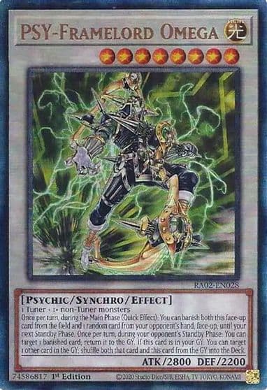 PSY Framelord Omega PUR 25th Anniversary Rarity Collection II Yu-Gi-Oh! card