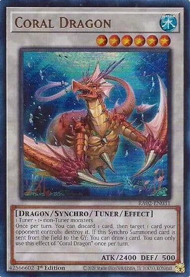 Coral Dragon UR 25th Anniversary Rarity Collection II Yu-Gi-Oh! card