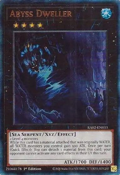Abyss Dweller PUR 25th Anniversary Rarity Collection II Yu-Gi-Oh! card