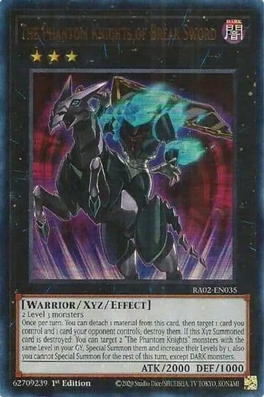 The Phantom Knights of Break Sword UR 25th Anniversary Rarity Collection II Yu-Gi-Oh! card