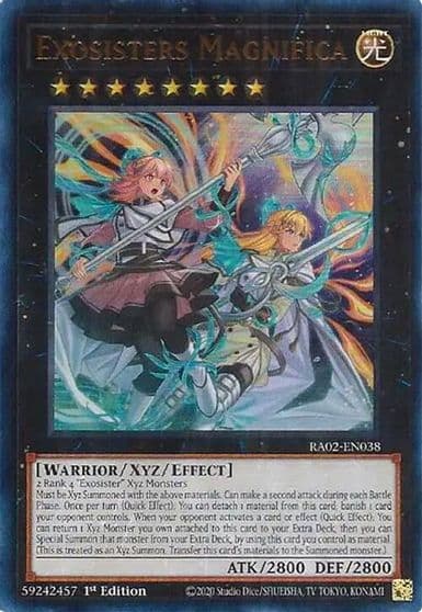 Exosisters Magnifica UR 25th Anniversary Rarity Collection II Yu-Gi-Oh! card