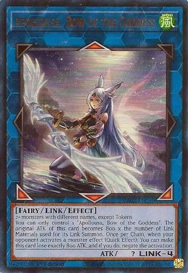 Apollousa Bow of the Goddess Alternate Art UR 25th Anniversary Rarity Collection II Yu-Gi-Oh! card