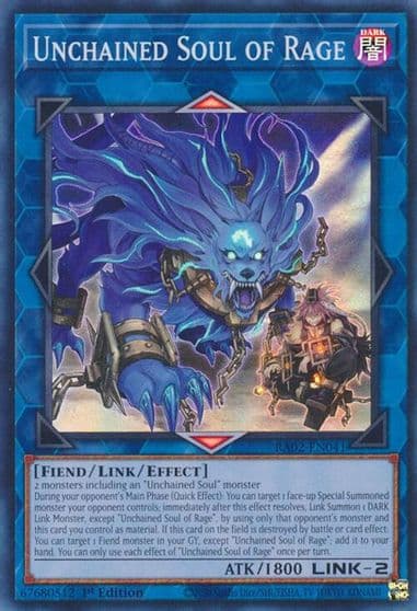 Unchained Soul of Rage 25th Anniversary Rarity Collection II Yu-Gi-Oh! card