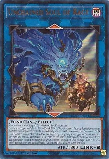 Unchained Soul of Rage UR 25th Anniversary Rarity Collection II Yu-Gi-Oh! card
