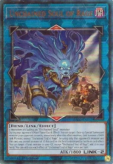 Unchained Soul of Rage PUR 25th Anniversary Rarity Collection II Yu-Gi-Oh! card
