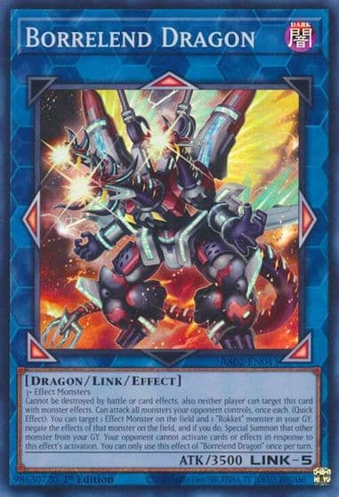 Borrelend Dragon 25th Anniversary Rarity Collection II Yu-Gi-Oh! card