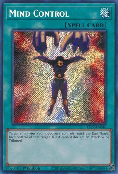Mind Control Secret Rare 25th Anniversary Rarity Collection II Yu-Gi-Oh! card