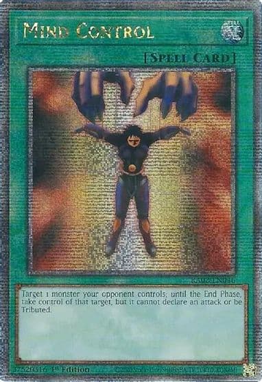 Mind Control Quarter Century Secret Rare 25th Anniversary Rarity Collection II Yu-Gi-Oh! card