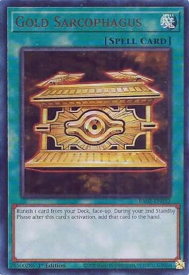 Gold Sarcophagus UR 25th Anniversary Rarity Collection II Yu-Gi-Oh! card