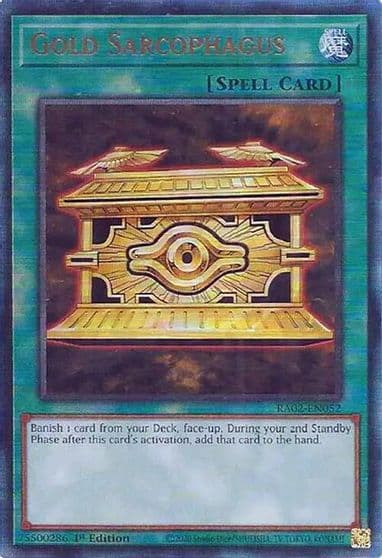 Gold Sarcophagus PUR 25th Anniversary Rarity Collection II Yu-Gi-Oh! card